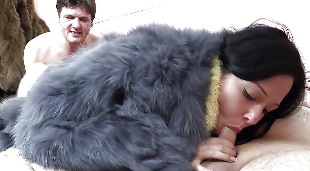 Fur blowjob