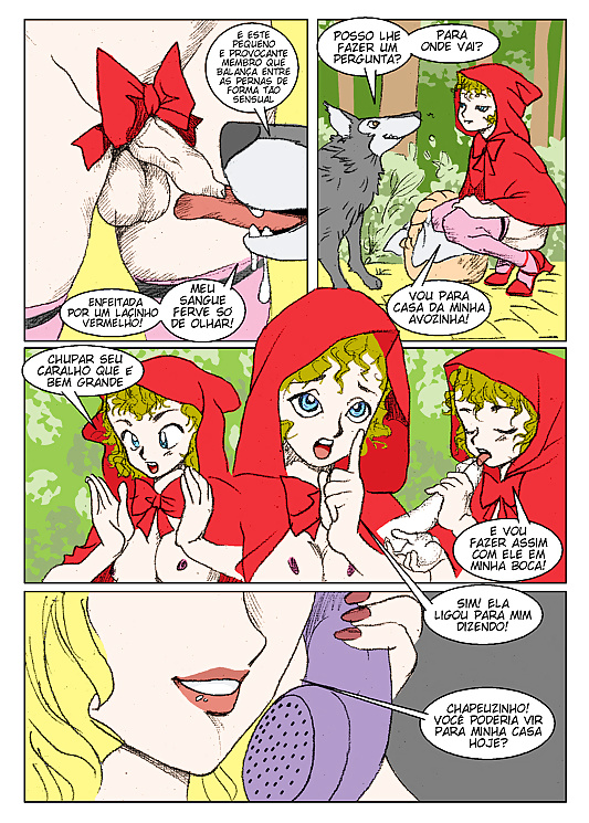 Порно Комикс Красная Шапочка 2