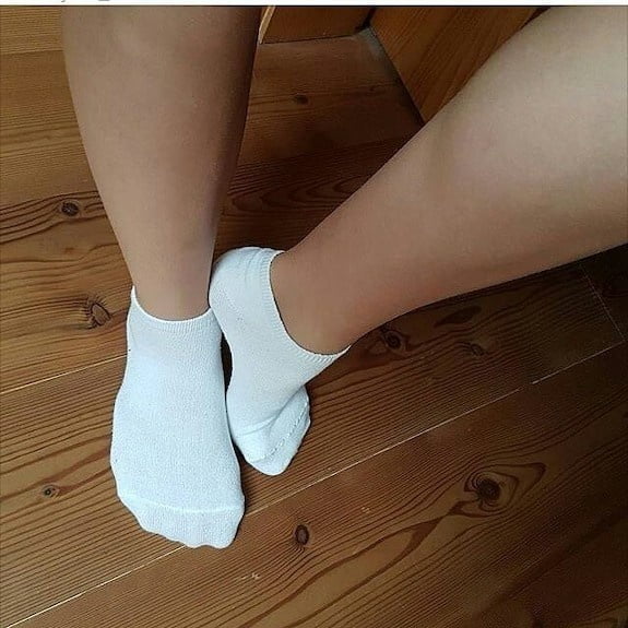 Masturbating ankle socks pic