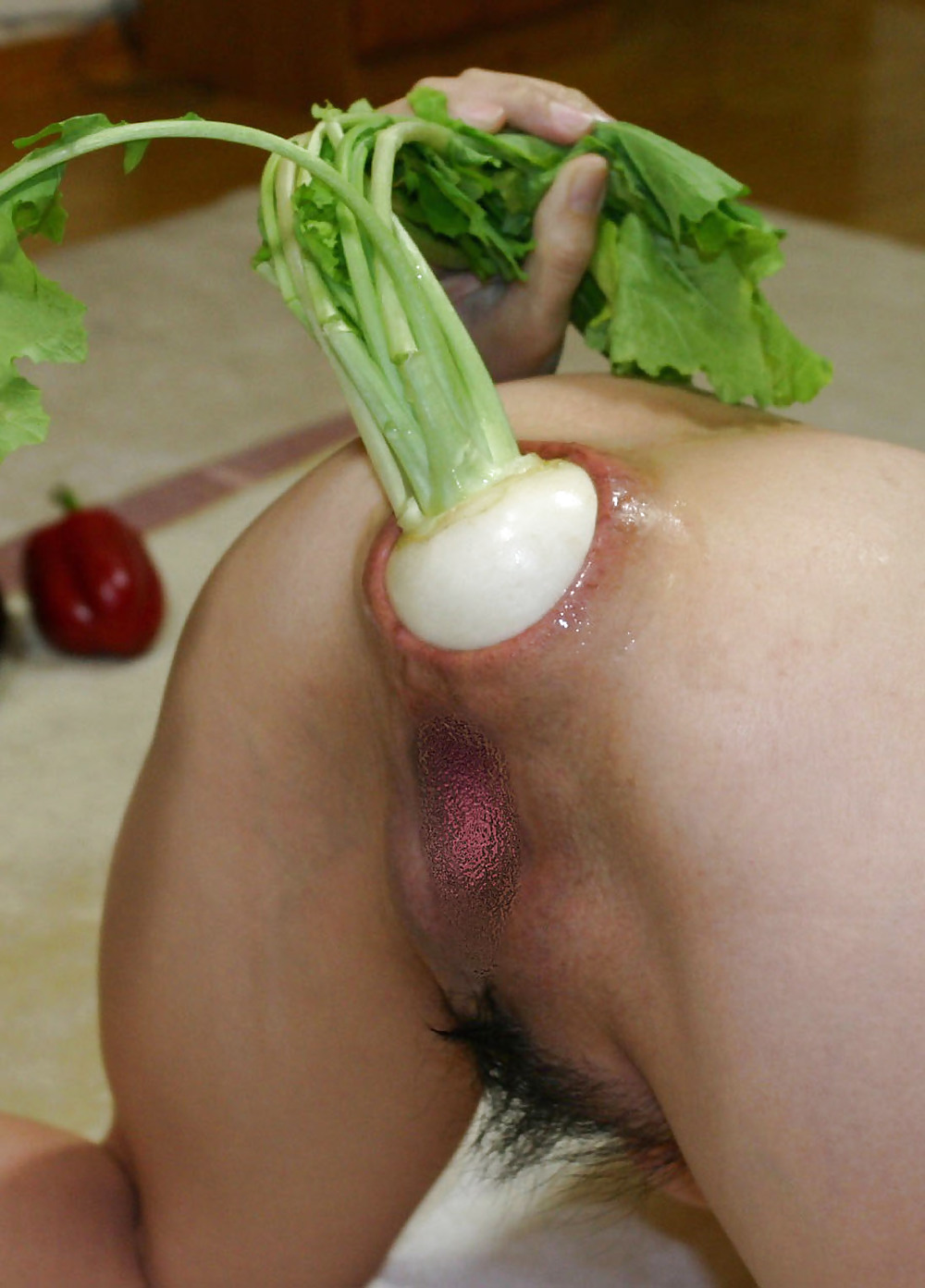 Naked teen vegetables sex