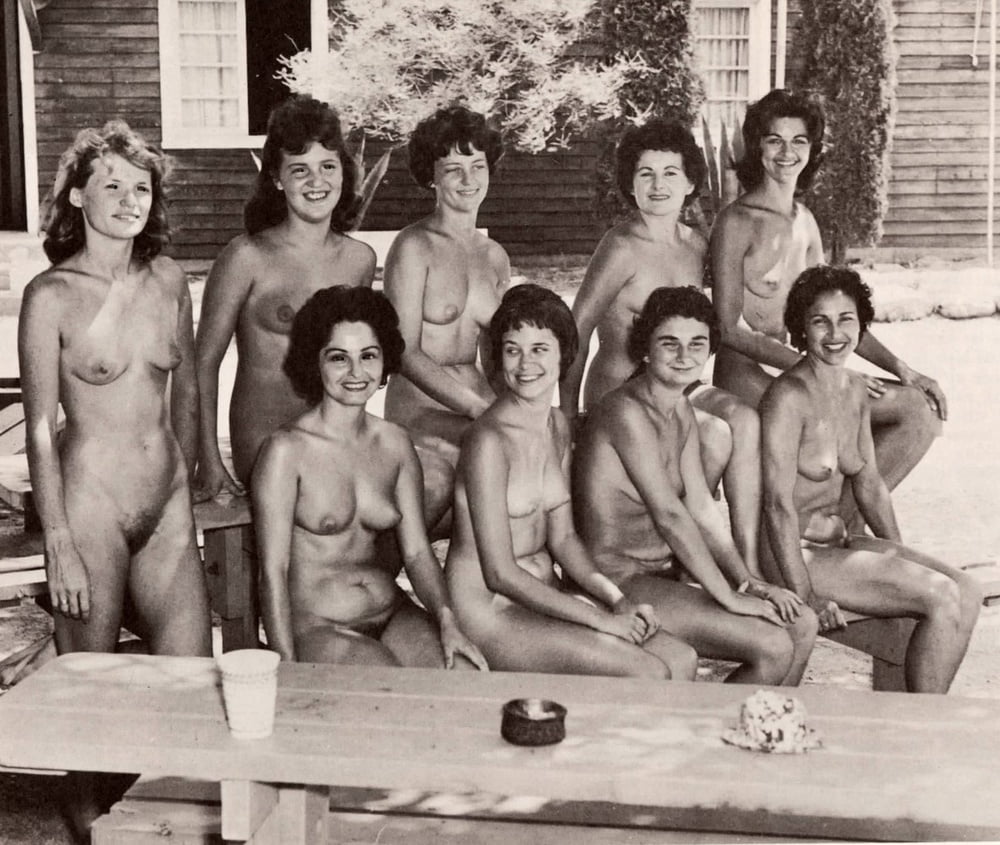 Family nude vintage