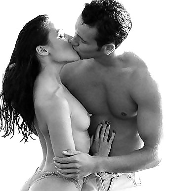 Sex Gallery Erotic Sensual Kisses in Black&White - Session 1