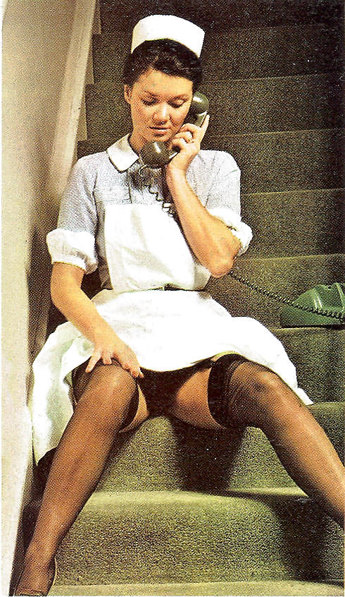 Nurse Kay Liss Uk Vintage Stockings 13 Pics Xhamster