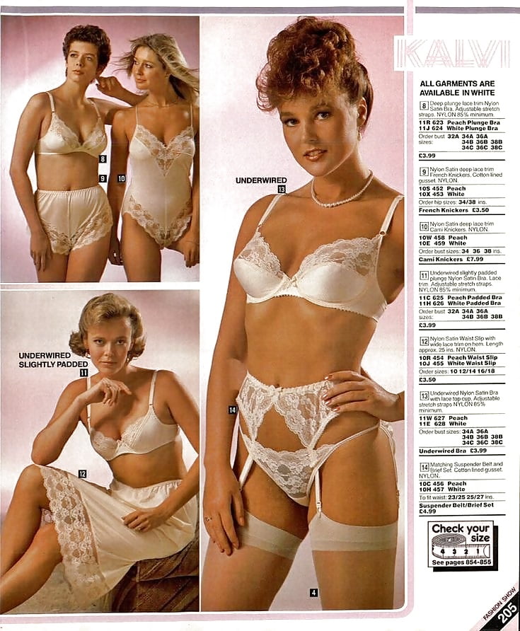 Sex Gallery 1980s Lingerie catalogue scans