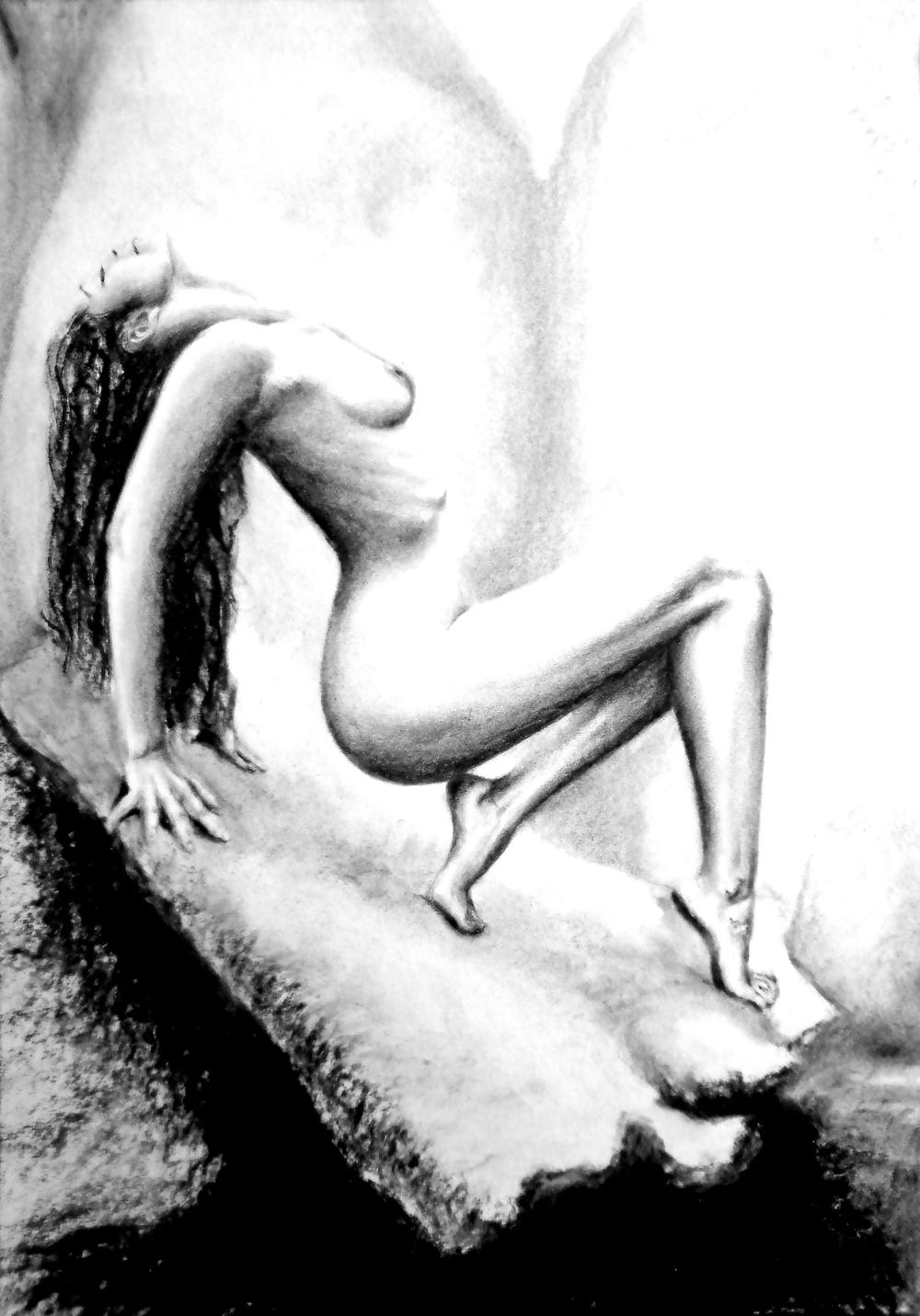 Sex Gallery nudes on charcoal