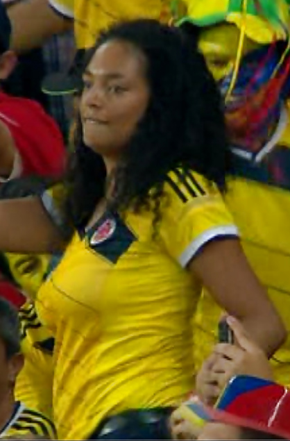 Sex Gallery Busty Columbian milf dancing at World Cup 14 game