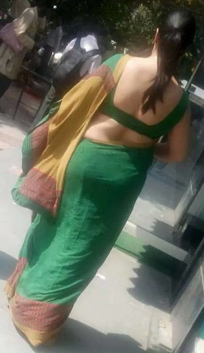 Real Desi Bhabhi Hot Back In Saree Blouse 50 Pics Xhamster