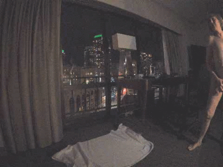 Grandma gets off in the window GIFs #7