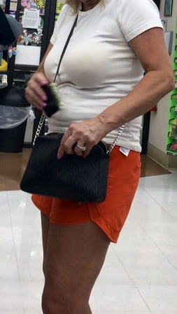 candid at the store         