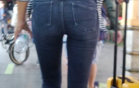 sexy legs and ass whith jeans or thight pant           