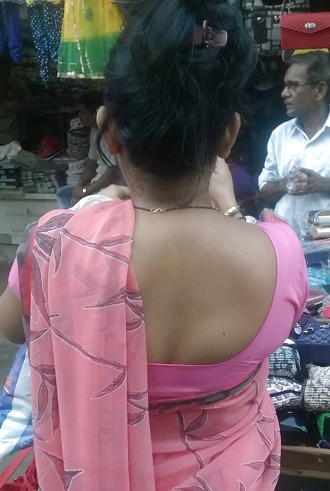 Woman shaved back of head