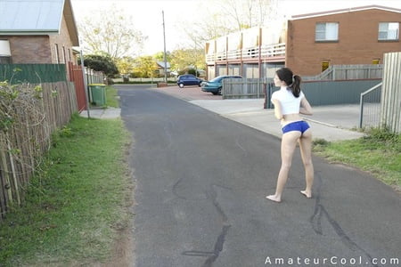 Cameltoe teen in see thru ingerie striptease part 3