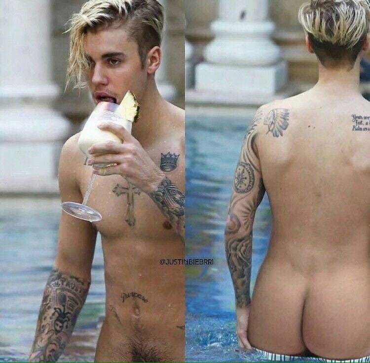 Justin Bieber Swims Naked With Models