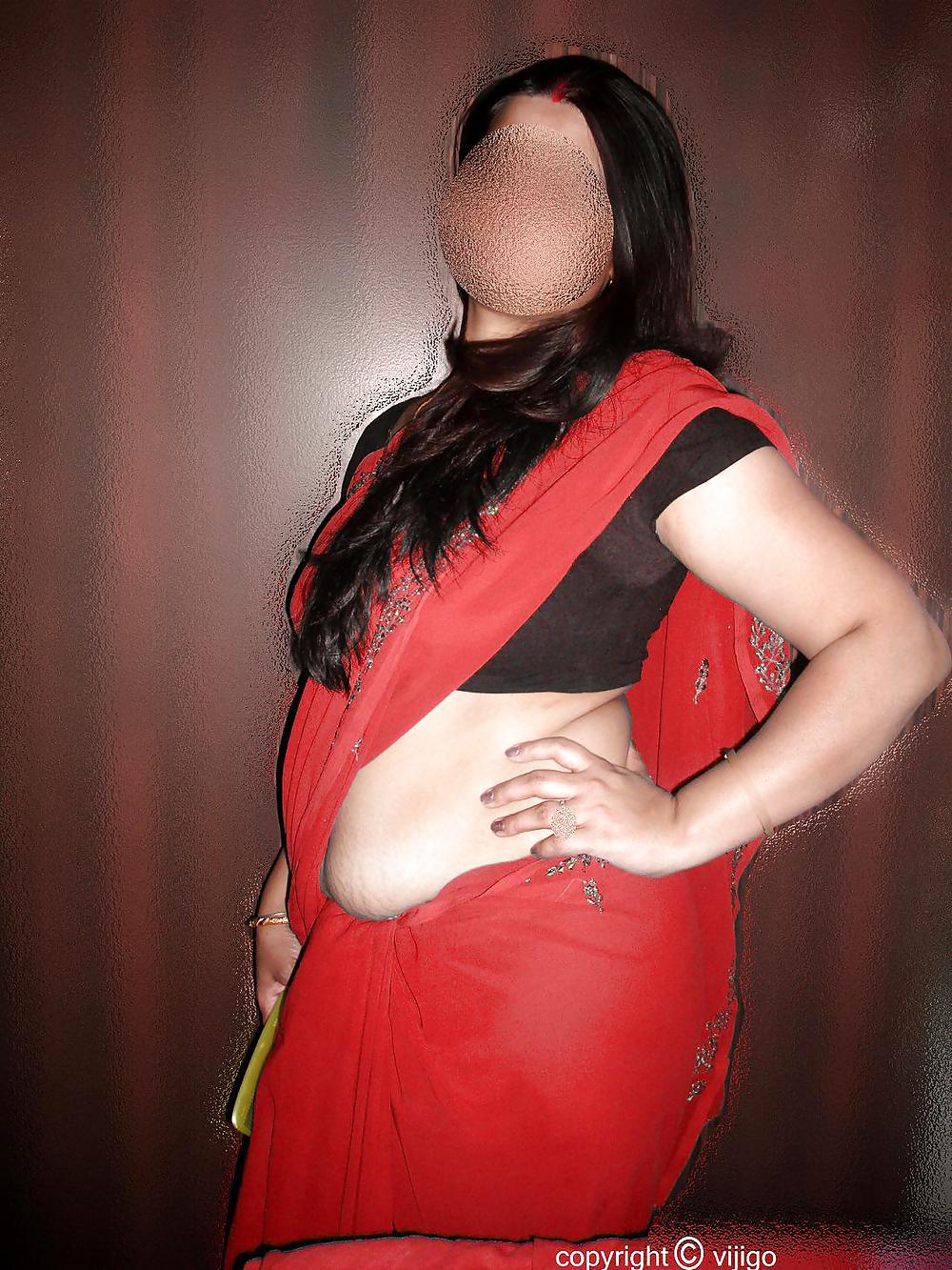 Sex Gallery my wife seema in red sari
