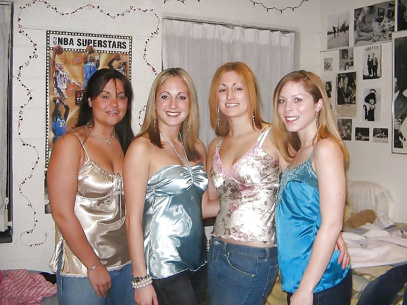 Sex Gallery 2 or more girls in various Satin clothing