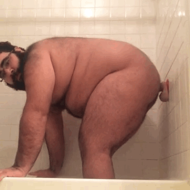 Shaved fat gay pic