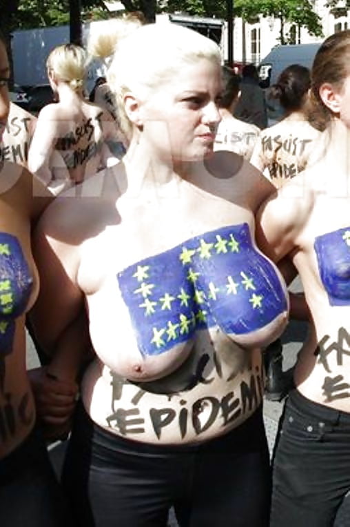 Sex Gallery Femen big-titted fight (La lucha tetuda de Femen)