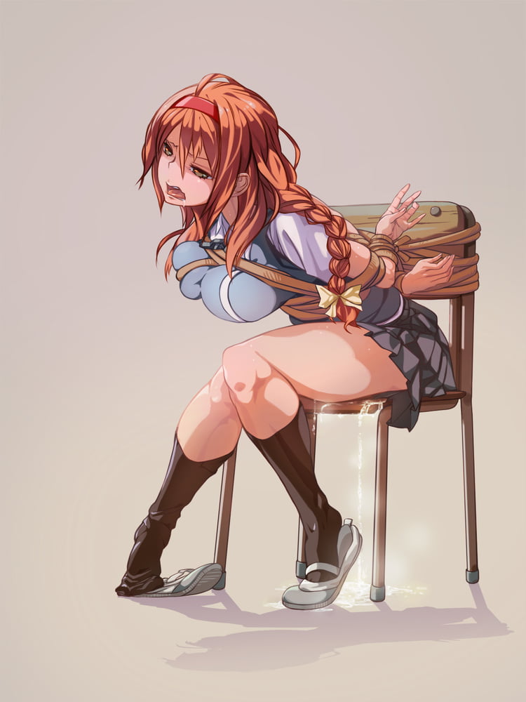Sexy anime redhead