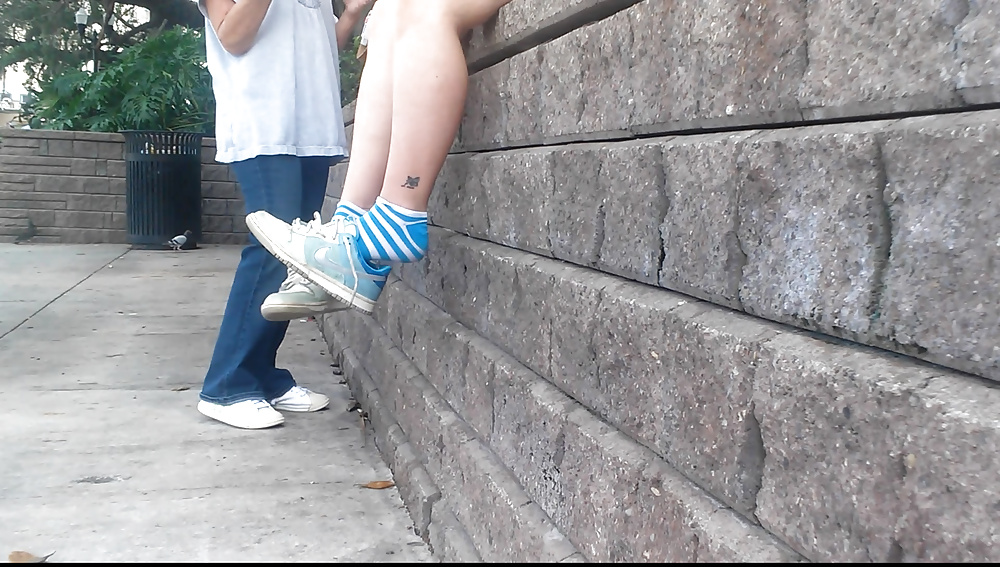 Sex Gallery Blue strip socks