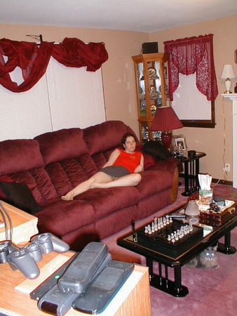 trying out a new toy         