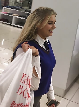 18 year old beautiful schoolgirl fucktoy at the mall