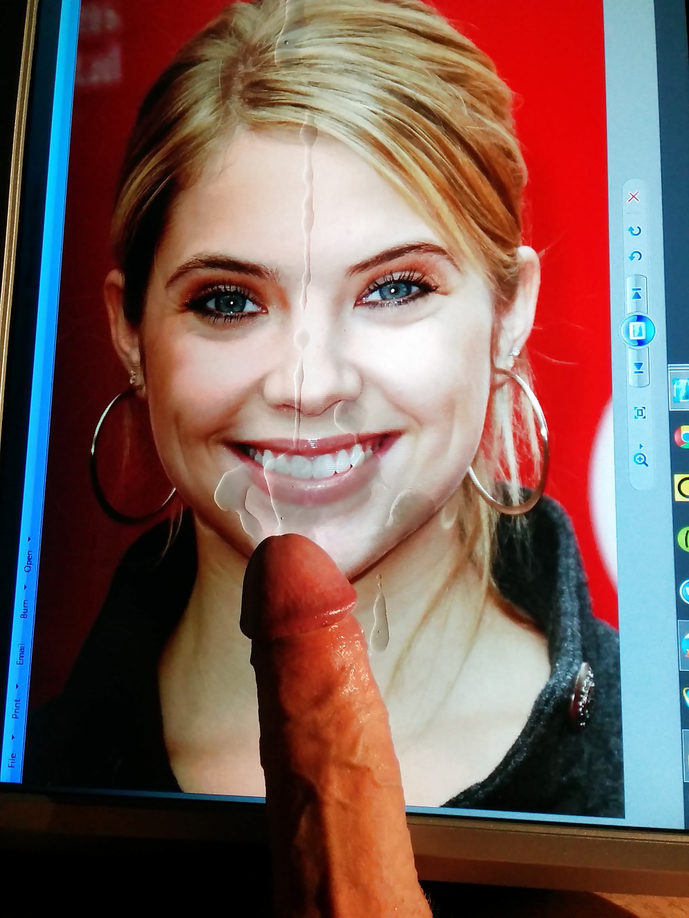 Sex Gallery Ashley Benson cock and cum tribute