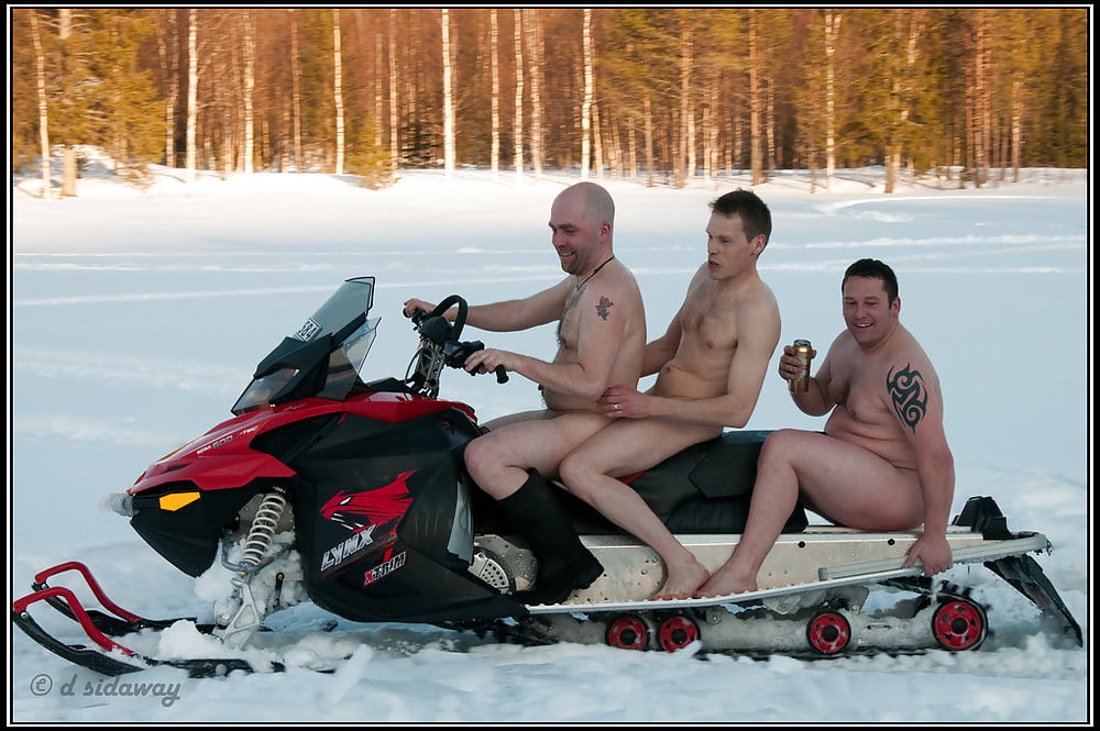 Naked Snowmobile Mature.