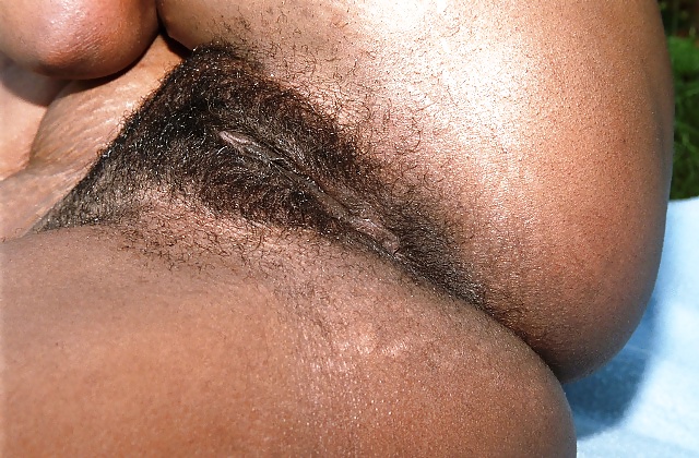 Jerk Off And Cum On Coworker S Hairy Black Pussy Outdoors