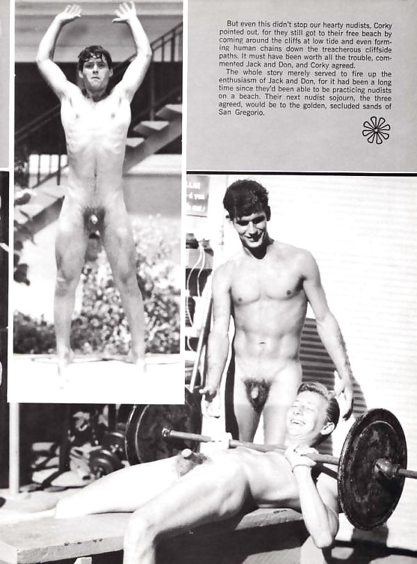 Vintage Physique Magazine - Male Athletic Nudist Man -6943