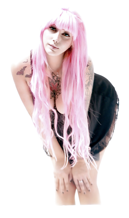 Sex Gallery sexy tattoo girl big boobs love ass pink hair