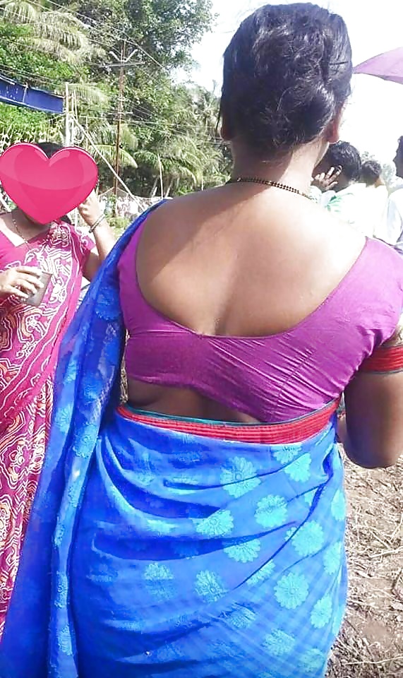 Sex Gallery indian moms hot backless blouse