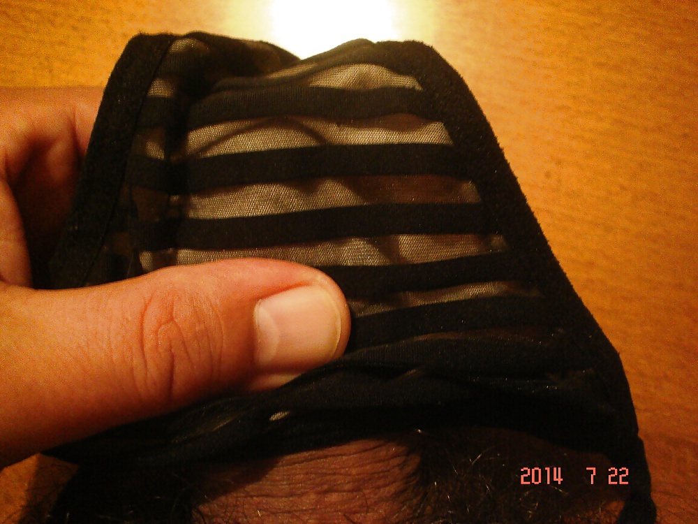 Sex Gallery very, very little black thong my SD