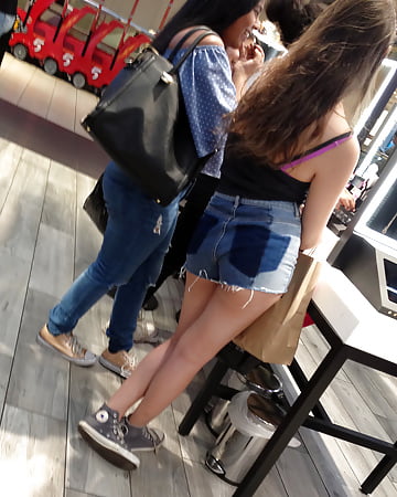 sexy teen jean shorts nyc voyeur