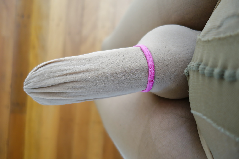 Sex Gallery tan pantyhose sheath