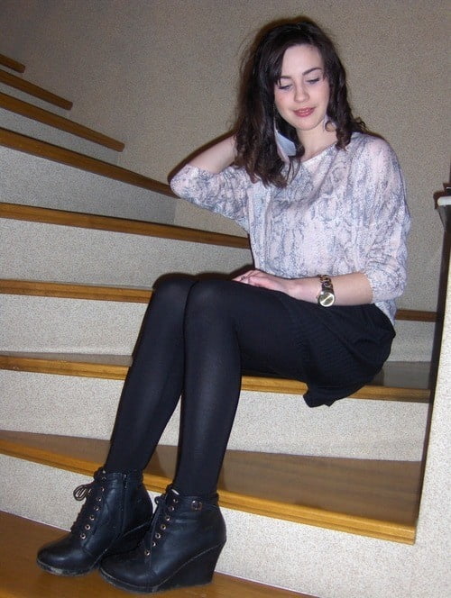 Sex Gallery BLACK OPAQUE NYLON GIRLS BIG MIX