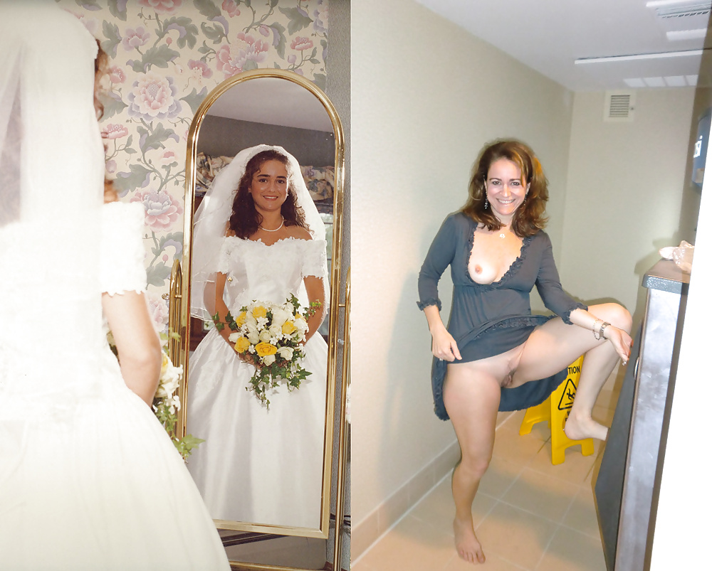 Sex Gallery Brides and bridesmaids, before and after amateurs.