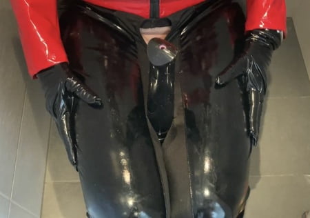 clear high heel mules pissing         