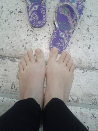 My old friend nermin feet foot flip flop socks ayak corap