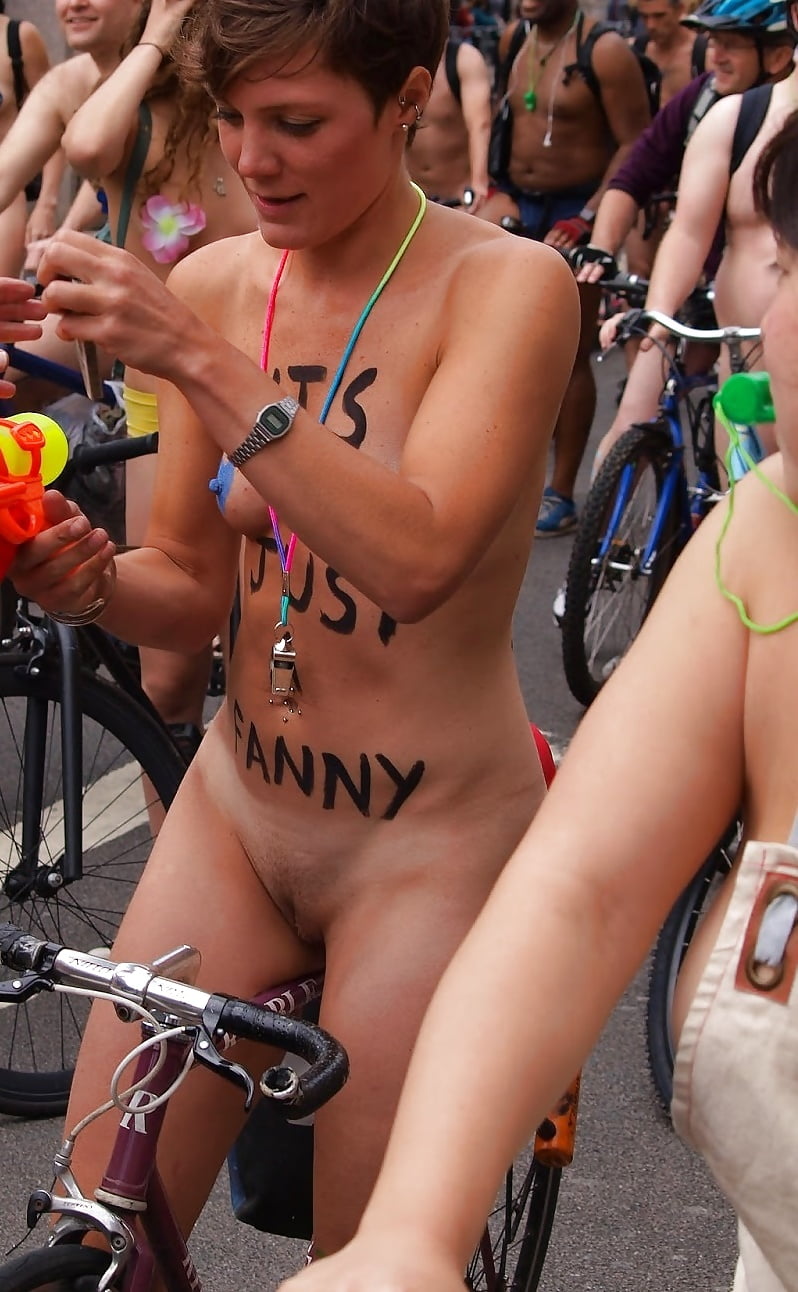 World Naked Bike Ride 2015 Chicks With Shaved Slits 83 Pics Xhamster