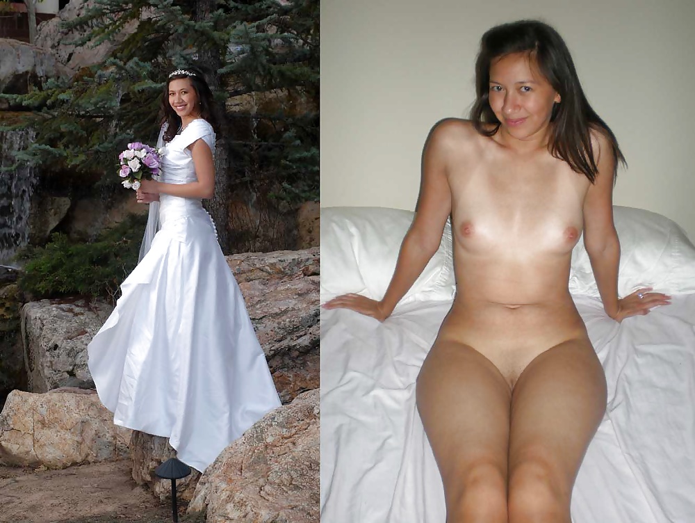 Sex Gallery Real Amateur Brides Dressed Undressed 17