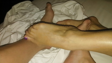 Feet exposed
