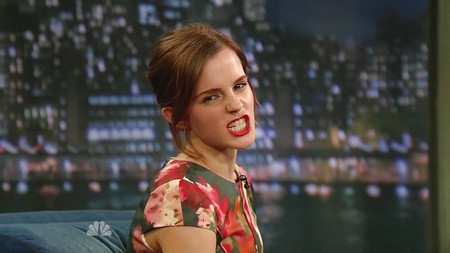 Emma Watson cock hungry face