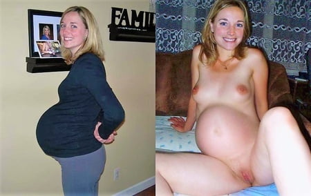 Schwangere Frauen nackt. 