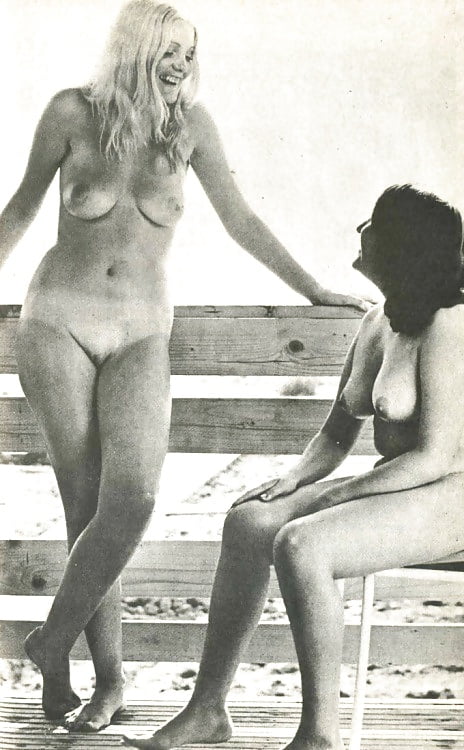 Sex Gallery Vintage Nudists with Shaved Slits