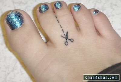 Sex Gallery feet tatoo