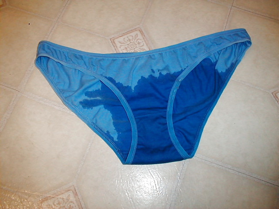 Sex Gallery My wife's red and blue knickers