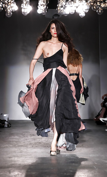 Sex Gallery nipslips at paris fashion week