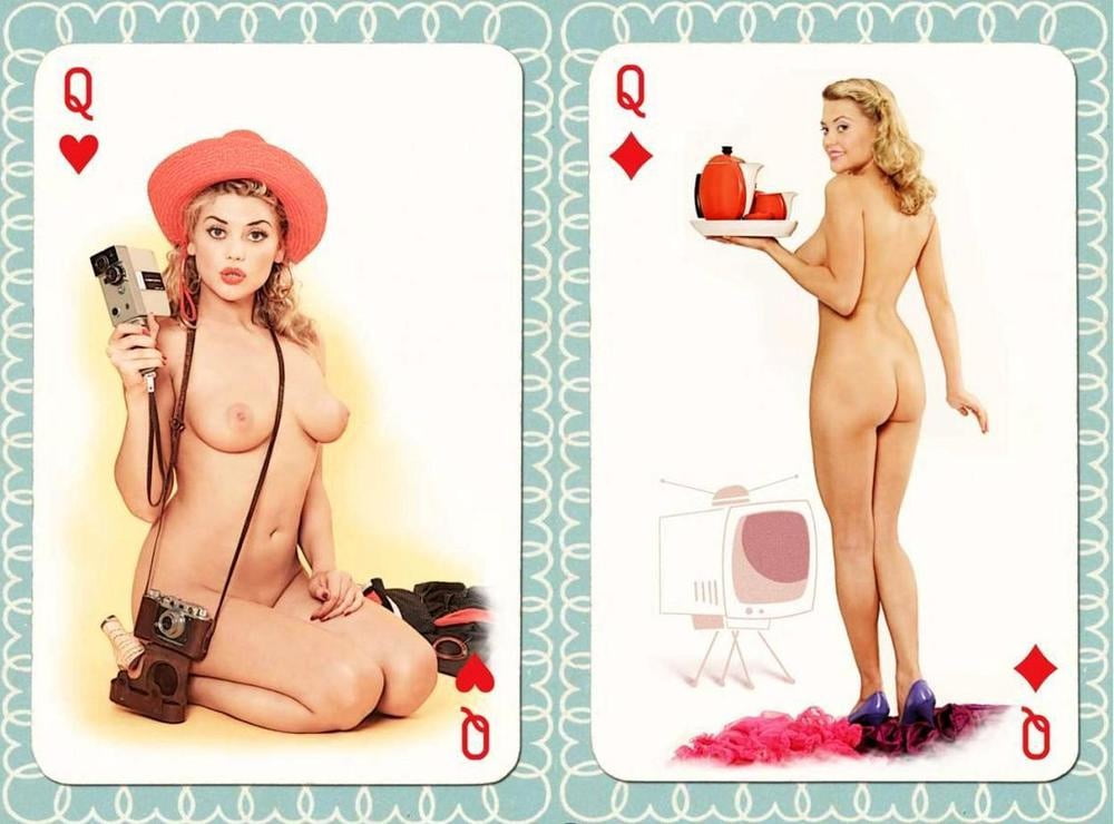 Vintage Nude Playing Cards Deck Adult Risque.