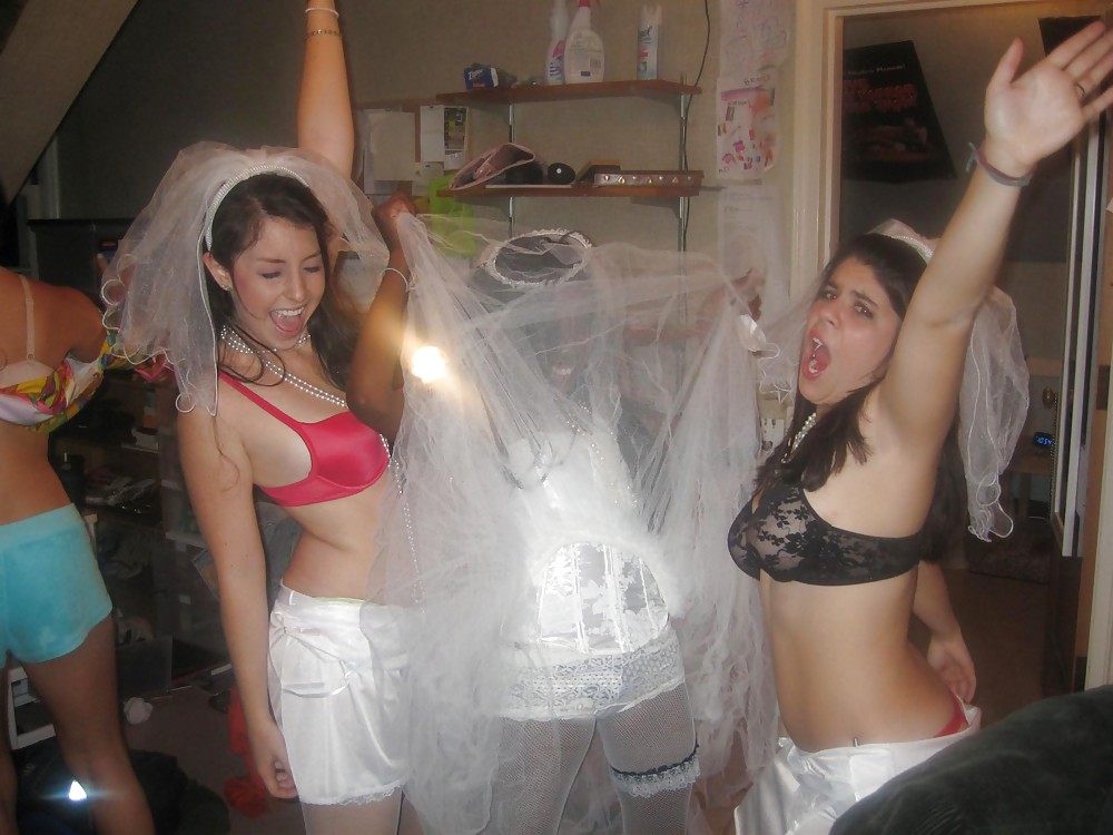 Sex Gallery BRIDES wedding voyeur upskirt white panties and bra