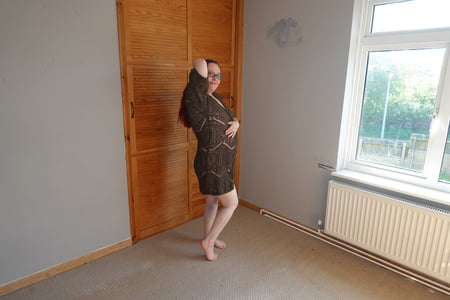 sweater in the window         